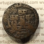 Ceitil Cobre de D. Afonso V (1438 -1481), Ceitil (1/6 Real Branco) Tipologia do catálogo F. Magro 6º Grupo - A5.6.4.8