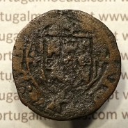 Ceitil Cobre de D. Afonso V (1438 -1481), Ceitil (1/6 Real Branco) Tipologia do catálogo F. Magro 6º Grupo - A5.6.4.8