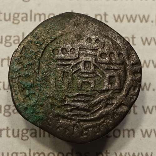 Ceitil Cobre de D. Afonso V (1438 -1481), Ceitil (1/6 Real Branco) Tipologia do catálogo F. Magro 6º Grupo - A5.6.4.10