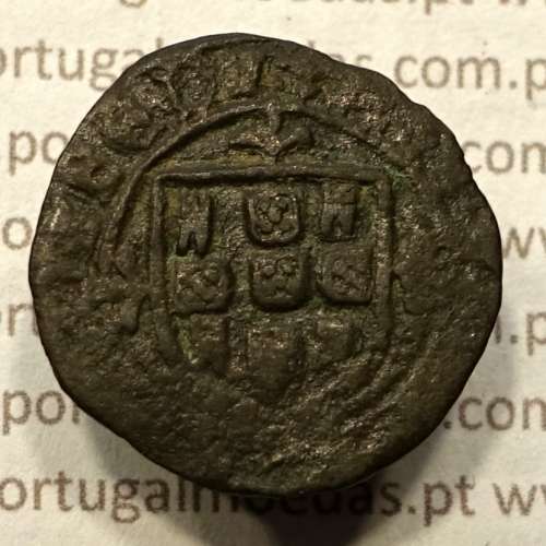 Ceitil Cobre de D. Afonso V (1438 -1481), Ceitil (1/6 Real Branco) Tipologia do catálogo F. Magro 6º Grupo - A5.6.4.10