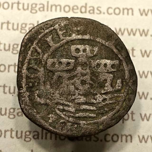 Ceitil Cobre de D. Afonso V (1438 -1481), Ceitil (1/6 Real Branco) Tipologia do catálogo F. Magro 6º Grupo - A5.6.5.2