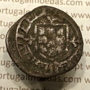 Ceitil Cobre de D. Afonso V (1438 -1481), Ceitil (1/6 Real Branco) Tipologia do catálogo F. Magro 6º Grupo - A5.6.5.2