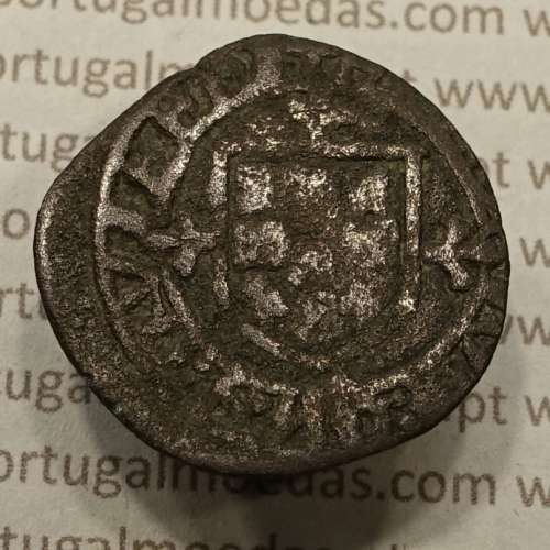 Ceitil Cobre de D. Afonso V (1438 -1481), Ceitil (1/6 Real Branco) Tipologia do catálogo F. Magro 6º Grupo - A5.6.5.2