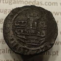 Ceitil Cobre de D. Afonso V (1438 -1481), Ceitil (1/6 Real Branco) Tipologia do catálogo F. Magro 6º Grupo - A5.6.5.3