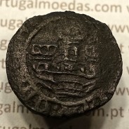 Ceitil Cobre de D. Afonso V (1438 -1481), Ceitil (1/6 Real Branco) Tipologia do catálogo F. Magro 6º Grupo - A5.6.5.3