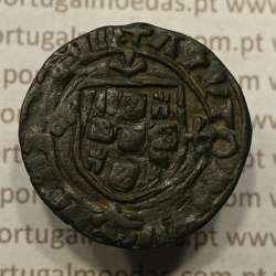 Ceitil Cobre de D. Afonso V (1438 -1481), Ceitil (1/6 Real Branco) Tipologia do catálogo F. Magro 6º Grupo - A5.6.5.3