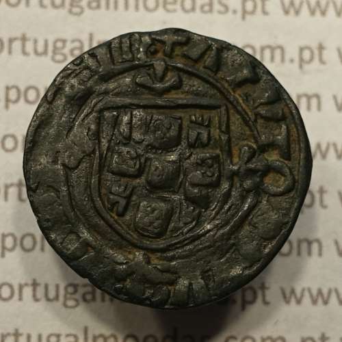 Ceitil Cobre de D. Afonso V (1438 -1481), Ceitil (1/6 Real Branco) Tipologia do catálogo F. Magro 6º Grupo - A5.6.5.3