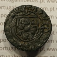 Ceitil Cobre de D. Afonso V (1438 -1481), Ceitil (1/6 Real Branco) Tipologia do catálogo F. Magro 6º Grupo - A5.6.5.3