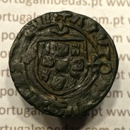 Ceitil Cobre de D. Afonso V (1438 -1481), Ceitil (1/6 Real Branco) Tipologia do catálogo F. Magro 6º Grupo - A5.6.5.3