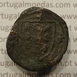 Ceitil Cobre de D. Afonso V (1438 -1481), Ceitil (1/6 Real Branco) Tipologia do catálogo F. Magro 6º Grupo - A5.6.6.1