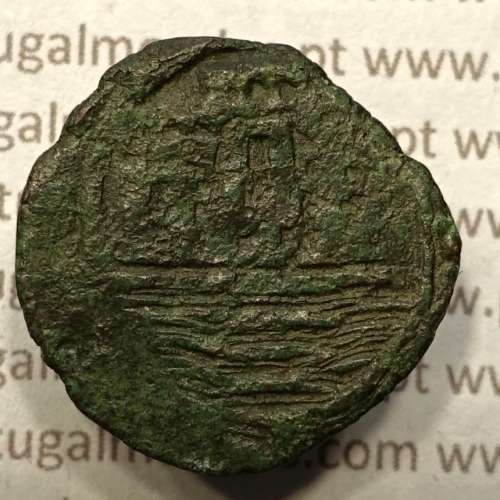 Ceitil Cobre de D. Afonso V (1438 -1481), Ceitil (1/6 Real Branco) Tipologia do catálogo F. Magro 6º Grupo - não catalogada