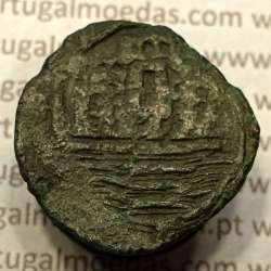 Ceitil Cobre de D. Afonso V (1438 -1481), Ceitil (1/6 Real Branco) Tipologia do catálogo F. Magro 6º Grupo - não catalogada