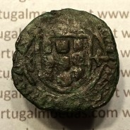 Ceitil Cobre de D. Afonso V (1438 -1481), Ceitil (1/6 Real Branco) Tipologia do catálogo F. Magro 6º Grupo - não catalogada