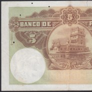 Nota de 5 Escudos 1923 Alexandre Herculano, 5$00 01/02/1923 Chapa: 1 - Banco de Portugal (Circulada)