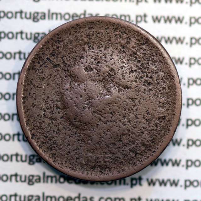 Oitavo de Tanga cobre 1886, "1/8 Tanga Bombaim - Índia Portuguesa" D. Luis I, (REG/MC), World Coins Portuguese India KM 307