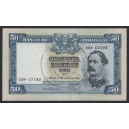 Nota de 50 Escudos 1955 ( Circulada ) "50$00 1955 Ch.7 Fontes Pereira de Mello - Banco de Portugal (24/06/1955)