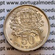 50 Centavos Alpaca 1940, Republica Portuguesa, $50 Centavos 1940 em alpaca (Soberba), World Coins Portugal KM 577