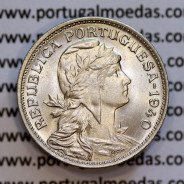 50 Centavos Alpaca 1940, Republica Portuguesa, $50 Centavos 1940 em alpaca (Soberba), World Coins Portugal KM 577