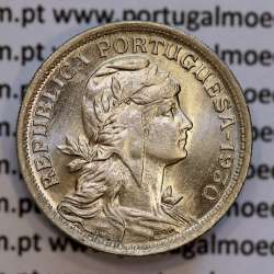 Portugal, Nickel brass coin of 50 Centavos 1930 of Portuguese Republic, (UNC), World Coins Portugal KM577