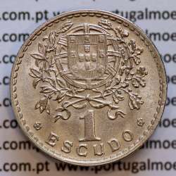 Coin 1 Escudo 1944 Alpaca of Portugal, 1$00 1944 alpaca of the Portuguese Republic, (Bela-), World Coins Portugal KM 578 Coin 1 Escudo 1944 Alpaca of Portugal, 1$00 1944 alpaca of the Portuguese Republic, (Bela-), World Coins Portugal KM 578