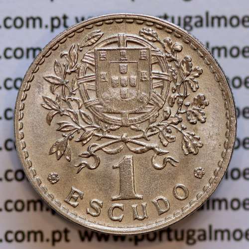 1 Escudo 1944 Alpaca, 1$00 1944 alpaca Republica Portuguesa, (Bela-) World Coins Portugal KM 578