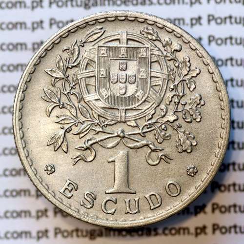 1 Escudo 1928 Alpaca, 1$00 1928 alpaca Republica Portuguesa, (Bela), World Coins Portugal  KM 578