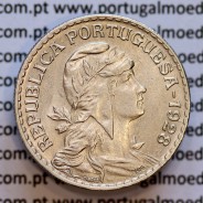 1 Escudo 1928 Alpaca, 1$00 1928 alpaca Republica Portuguesa, (Bela), World Coins Portugal  KM 578