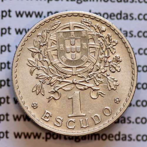 1 Escudo 1928 Alpaca, 1$00 1928 alpaca Republica Portuguesa, (Bela), World Coins Portugal  KM 578