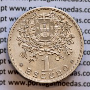 Portugal, coin of 1 Escudo 1928 Alpaca of the Portuguese Republic, (AU), World Coins Portugal KM 578
