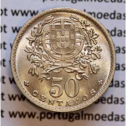 50 Centavos 1951 Alpaca, $50 centavos 1951 Republica Portuguesa, (Soberba), World Coins Portugal KM 577 50 Centavos 1951 Alpaca, $50 centavos 1951 Republica Portuguesa, (Soberba), World Coins Portugal KM 577