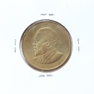 Quénia 5 cêntimos 1967 Latão-Níquel, Kenya 5 cents 1967 Nickel brass, World Coins - Kenya KM 1