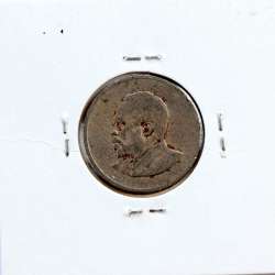 Quénia 50 cêntimos 1966 Cupro-Níquel, Kenya 50 cents 1966 Copper Nickel , World Coins - Kenya KM 4