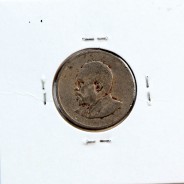 Quénia 50 cêntimos 1966 Cupro-Níquel, Kenya 50 cents 1966 Copper Nickel , World Coins - Kenya KM 4