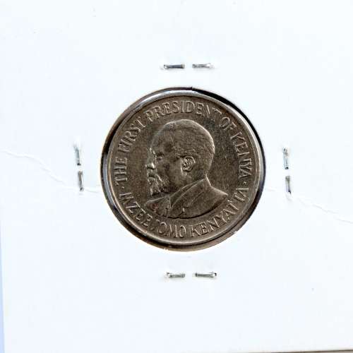 Quénia 50 cêntimos 1969 Cupro-Níquel, Kenya 50 cents 1969 Copper Nickel , World Coins - Kenya KM 13