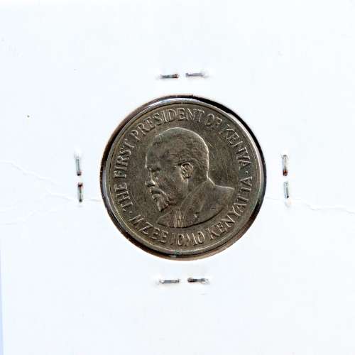 Quénia 50 cêntimos 1969 Cupro-Níquel, Kenya 50 cents 1969 Copper Nickel , World Coins - Kenya KM 13