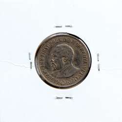 Quénia 50 cêntimos 1969 Cupro-Níquel, Kenya 50 cents 1969 Copper Nickel , World Coins - Kenya KM 13