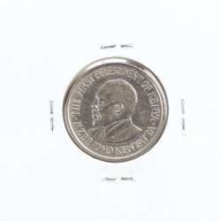 Quénia 50 cêntimos 1974 Cupro-Níquel, Kenya 50 cents 1974 Copper Nickel , World Coins - Kenya KM 13