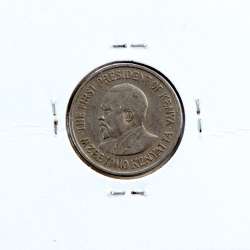 Quénia 50 cêntimos 1978 Cupro-Níquel, Kenya 50 cents 1978 Copper Nickel , World Coins - Kenya KM 13