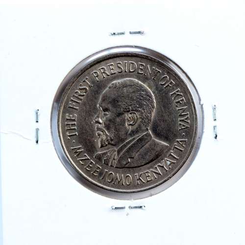 Quénia 1 shilling 1969 Cupro-Níquel, Kenya 1shilling 1969 Copper Nickel , World Coins - Kenya KM 14