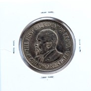 Quénia 1 shilling 1969 Cupro-Níquel, Kenya 1shilling 1969 Copper Nickel , World Coins - Kenya KM 14