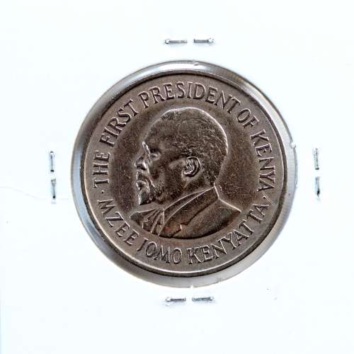 Quénia 1 shilling 1969 Cupro-Níquel, Kenya 1shilling 1969 Copper Nickel , World Coins - Kenya KM 14