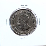 Quénia 1 shilling 1971 Cupro-Níquel, Kenya 1shilling 1971 Copper Nickel , World Coins - Kenya KM 14