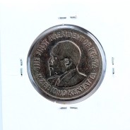Quénia 1 shilling 1971 Cupro-Níquel, Kenya 1shilling 1971 Copper Nickel , World Coins - Kenya KM 14
