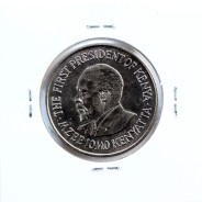 Quénia 1 shilling 1973 Cupro-Níquel, Kenya 1 shilling 1973 Copper Nickel , World Coins - Kenya KM 14