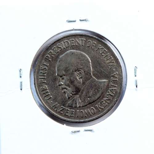 Quénia 1 shilling 1973 Cupro-Níquel, Kenya 1 shilling 1973 Copper Nickel , World Coins - Kenya KM 14