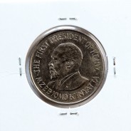 Quénia 1 shilling 1975 Cupro-Níquel, Kenya 1shilling 1975 Copper Nickel , World Coins - Kenya KM 14