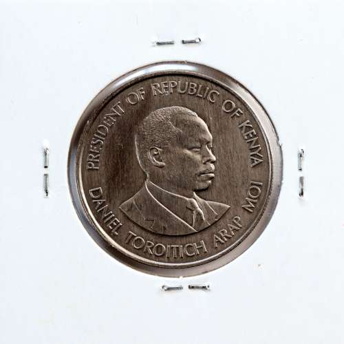 Quénia 1 shilling 1980 Cupro-Níquel, Kenya 1 shilling 1980 Copper Nickel , World Coins - Kenya KM 20