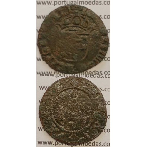 REAL E MEIO - COBRE 1640-1656 (BC) "26mm" IOANNES IIII D G REX PORTVGALI