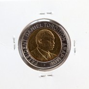 Quénia 20 shillings 1998 Bimetálica, Kenya 20 shillings 1998 Bimetallic, World Coins - Kenya KM 32