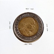 Quénia 20 shillings 1998 Bimetálica, Kenya 20 shillings 1998 Bimetallic, World Coins - Kenya KM 32